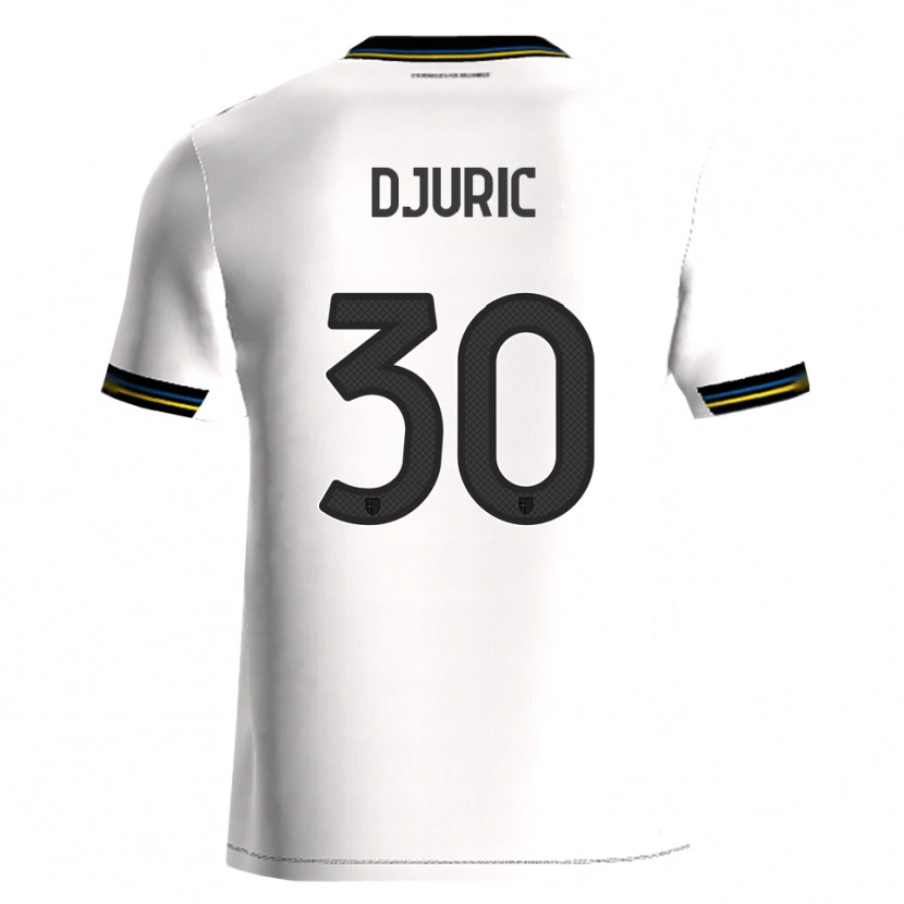 Danxen Criança Camisola Milan Djuric #30 Branco Preto Principal 2025/26 Camisa Brasil