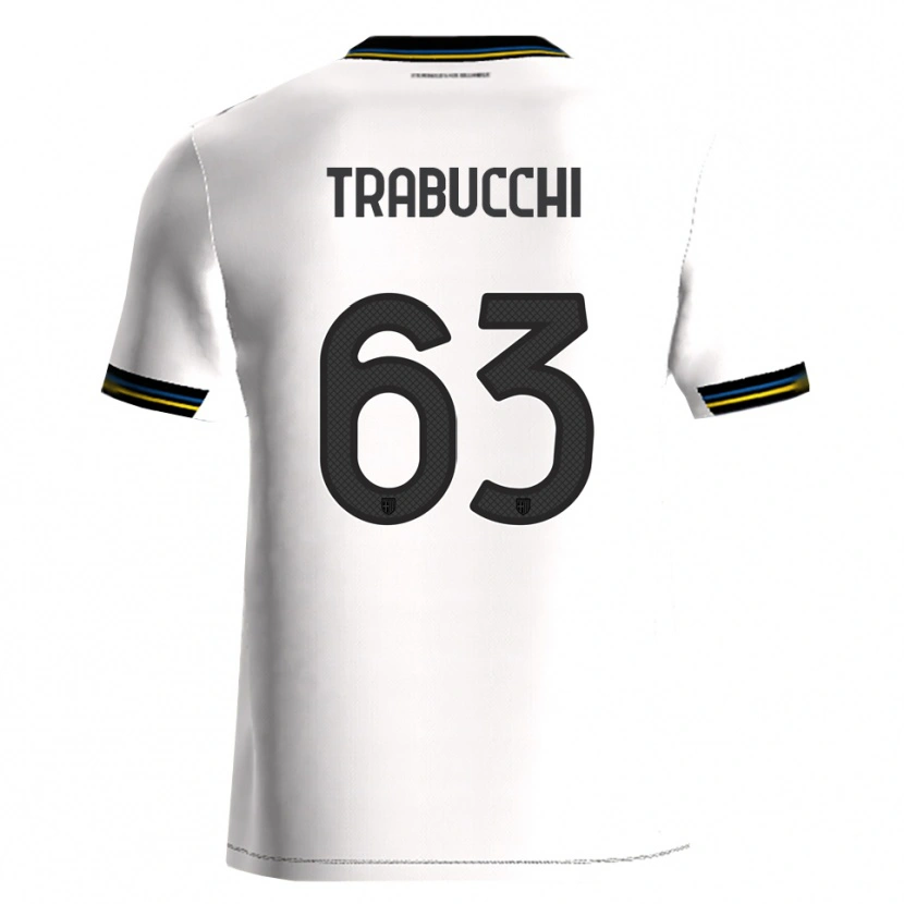 Danxen Criança Camisola Nicolas Trabucchi #63 Branco Preto Principal 2025/26 Camisa Brasil