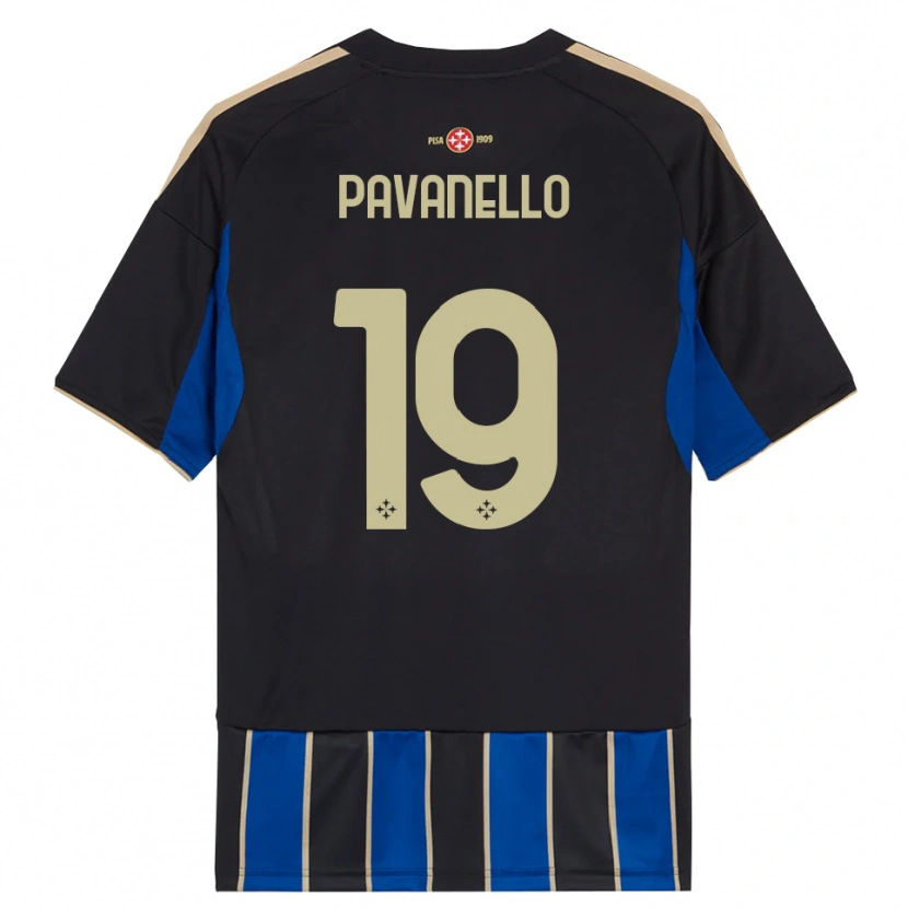 Danxen Criança Camisola Andrea Pavanello #19 Preto Azul Principal 2025/26 Camisa Brasil