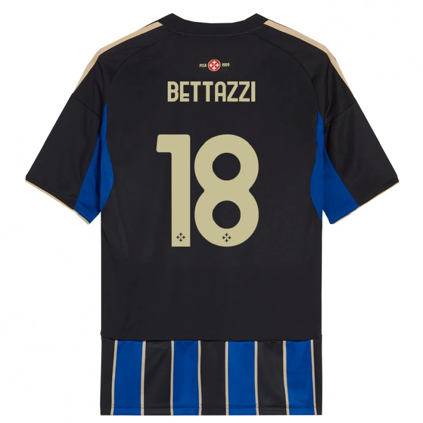 Danxen Criança Camisola Brando Bettazzi #18 Preto Azul Principal 2025/26 Camisa Brasil
