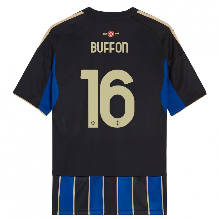Danxen Criança Camisola Louis Buffon #16 Preto Azul Principal 2025/26 Camisa Brasil