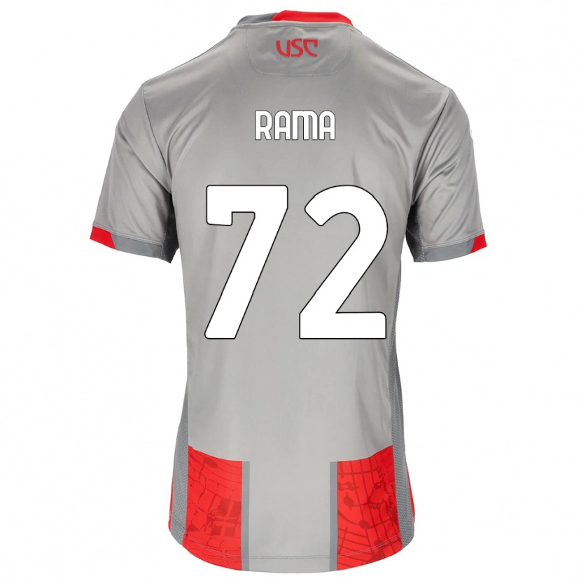 Danxen Criança Camisola Alex Rama #72 Vermelho Cinza Principal 2025/26 Camisa Brasil