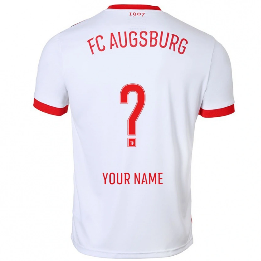 Danxen Criança Camisola Seu Nome #0 Branco Vermelho Principal 2025/26 Camisa Brasil