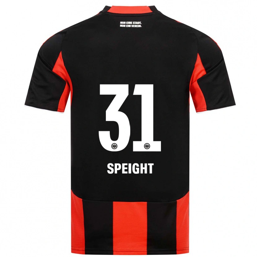 Danxen Criança Camisola Benjamin Speight #31 Preto Vermelho Principal 2025/26 Camisa Brasil