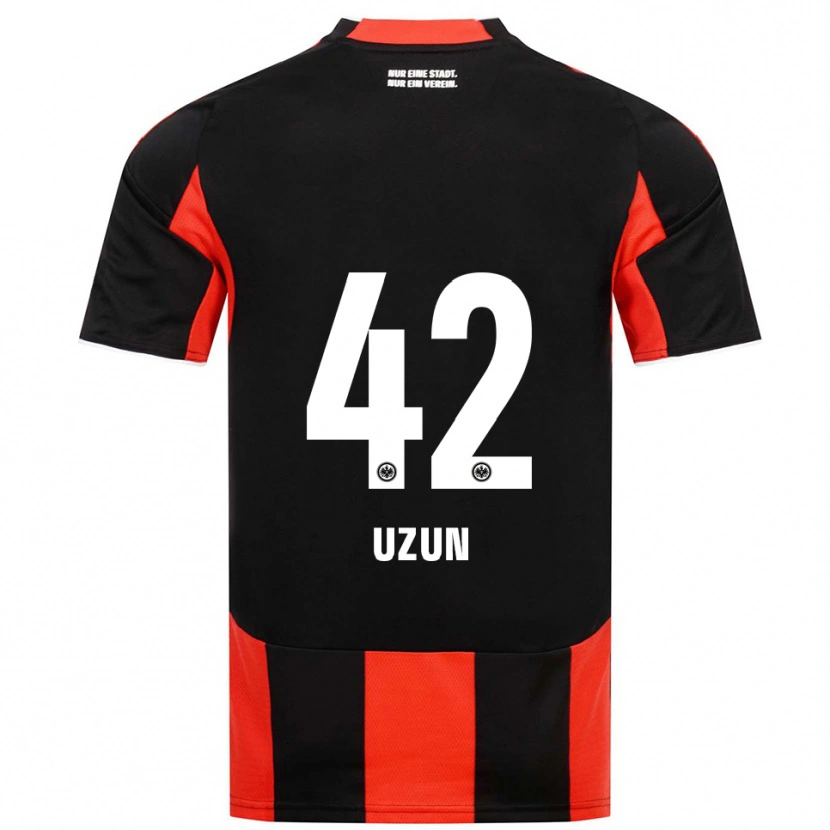 Danxen Criança Camisola Can Uzun #42 Preto Vermelho Principal 2025/26 Camisa Brasil