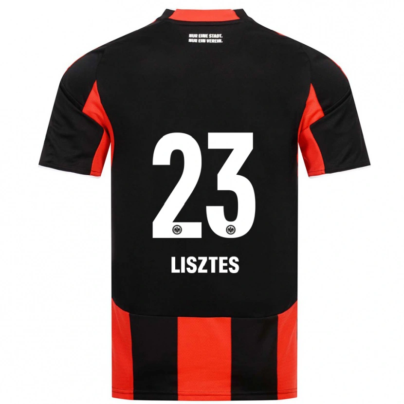 Danxen Criança Camisola Krisztián Lisztes #23 Preto Vermelho Principal 2025/26 Camisa Brasil