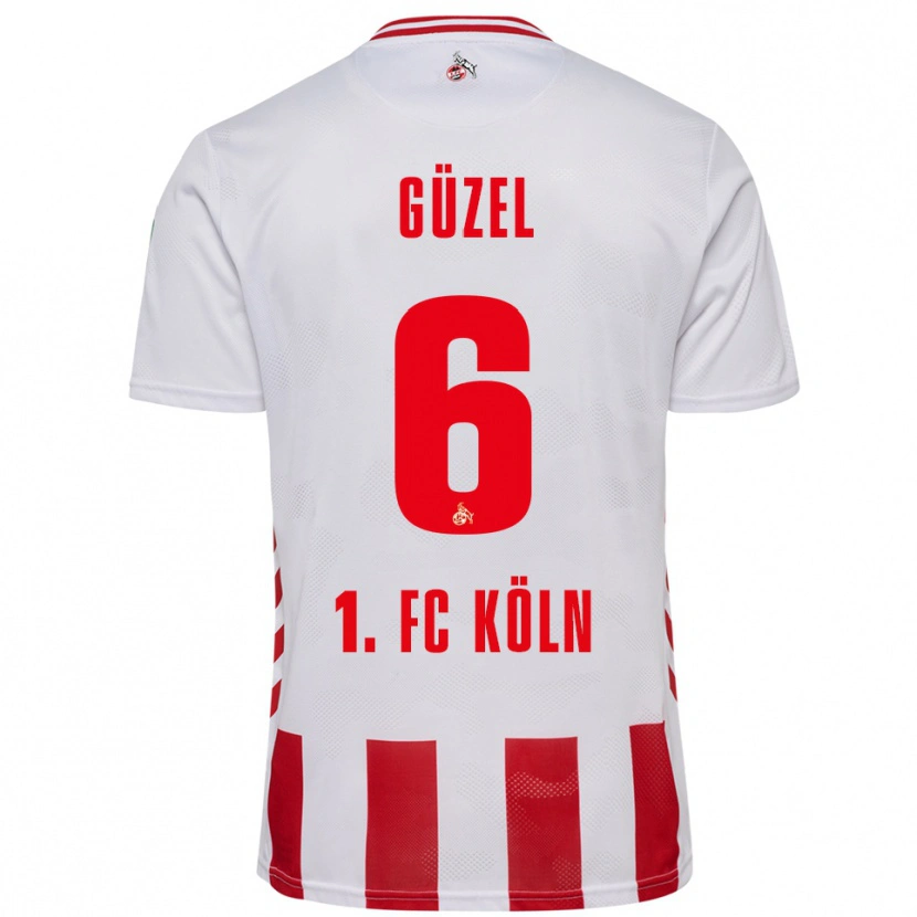 Danxen Criança Camisola Arian Güzel #6 Branco Vermelho Principal 2025/26 Camisa Brasil