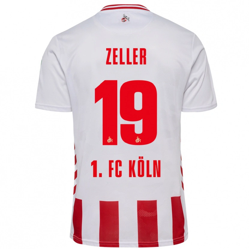 Danxen Criança Camisola Dóra Zeller #19 Branco Vermelho Principal 2025/26 Camisa Brasil