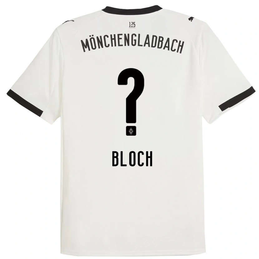 Danxen Criança Camisola Stefan Bloch #0 Branco Preto Principal 2025/26 Camisa Brasil