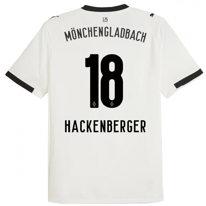 Danxen Criança Camisola Jessica Hackenberger #18 Branco Preto Principal 2025/26 Camisa Brasil