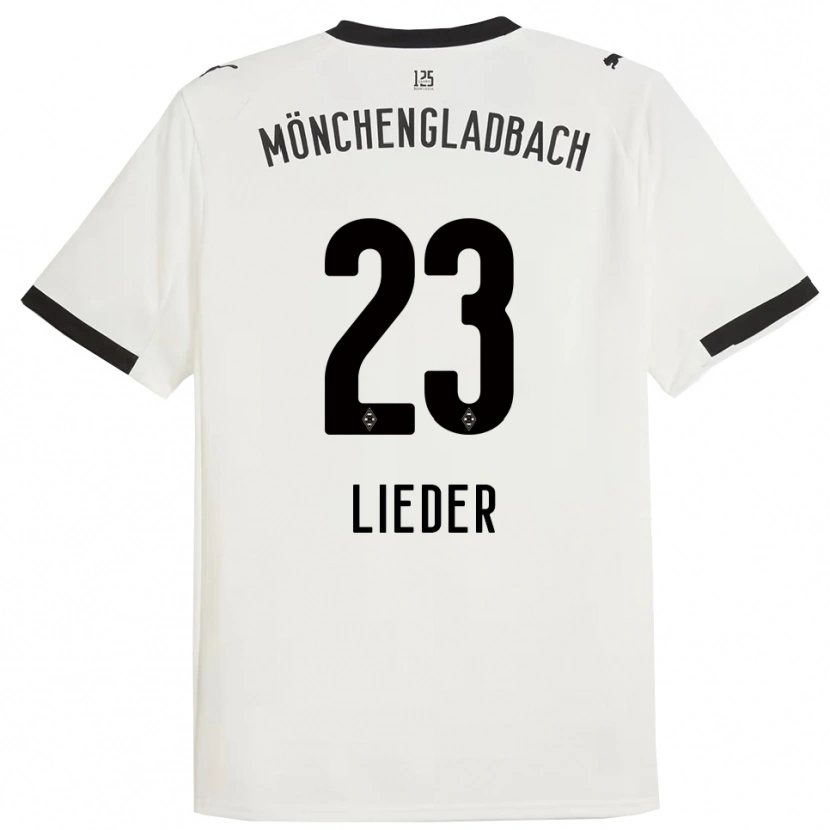 Danxen Criança Camisola Michel Lieder #23 Branco Preto Principal 2025/26 Camisa Brasil