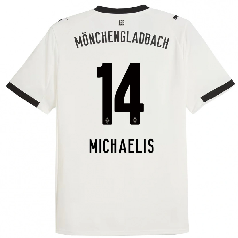 Danxen Criança Camisola Yannick Michaelis #14 Branco Preto Principal 2025/26 Camisa Brasil