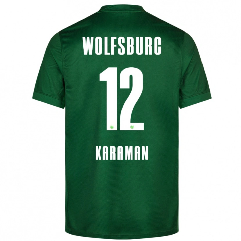 Danxen Criança Camisola Tarik Karaman #12 Verde Branco Principal 2025/26 Camisa Brasil