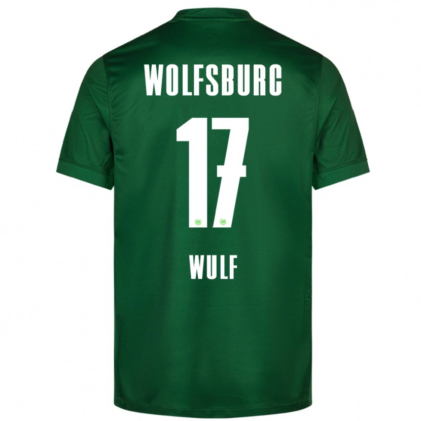 Danxen Criança Camisola Diego Wulf #17 Verde Branco Principal 2025/26 Camisa Brasil