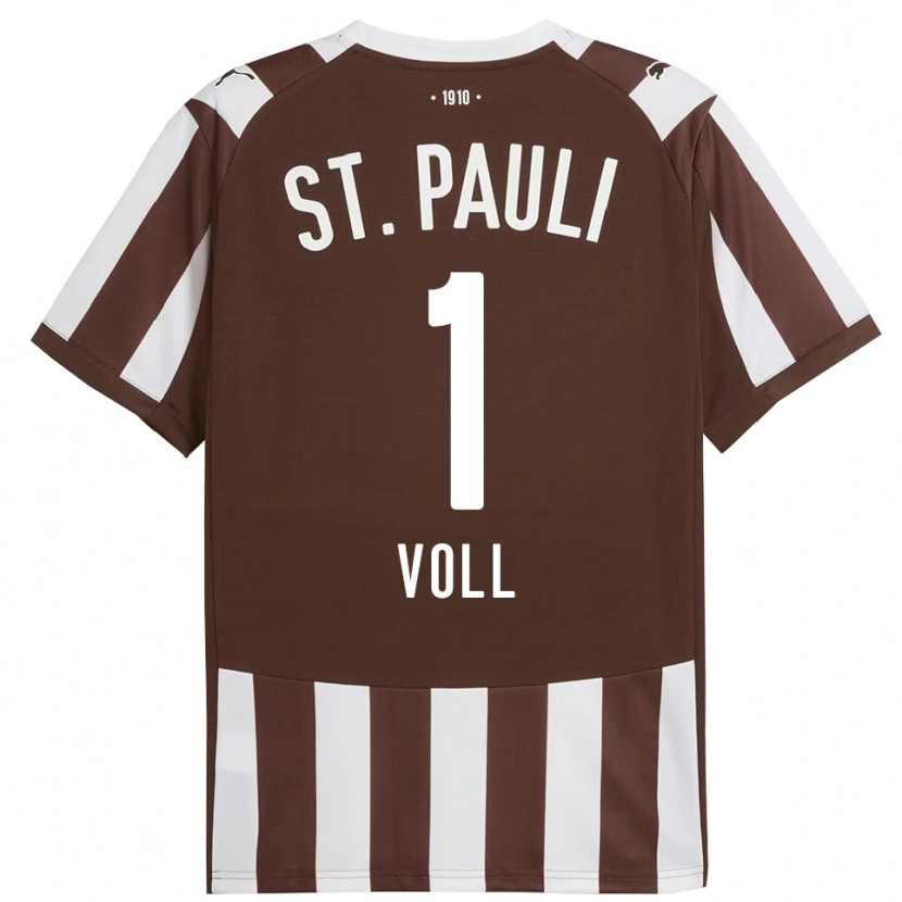 Danxen Criança Camisola Ben Voll #1 Café Branco Principal 2025/26 Camisa Brasil