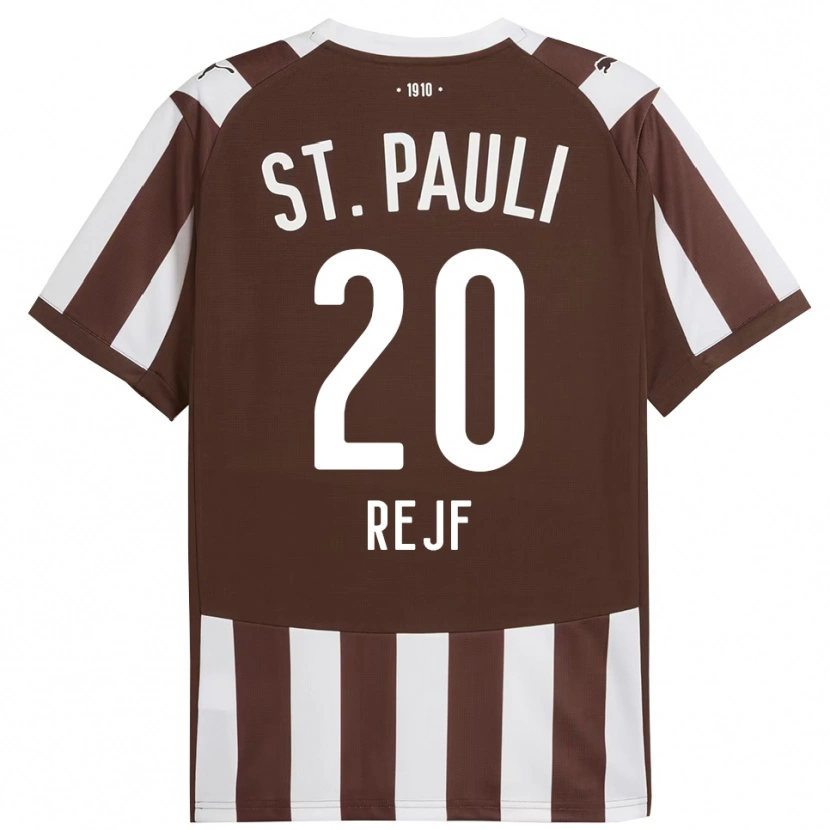 Danxen Criança Camisola Petr Rejf #20 Café Branco Principal 2025/26 Camisa Brasil