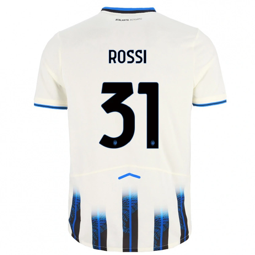 Danxen Criança Camisola Francesco Rossi #31 Branco Azul Alternativa 2025/26 Camisa Brasil
