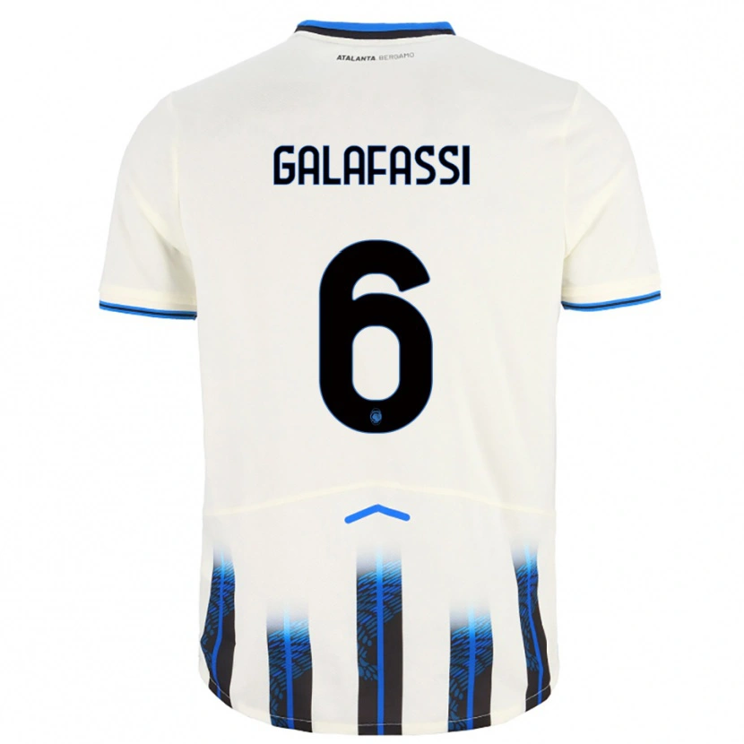 Danxen Criança Camisola Filippo Galafassi #6 Branco Azul Alternativa 2025/26 Camisa Brasil