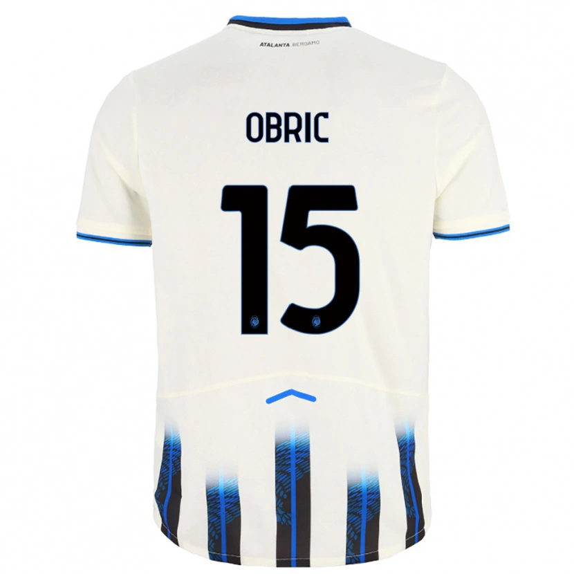 Danxen Criança Camisola Relja Obric #15 Branco Azul Alternativa 2025/26 Camisa Brasil