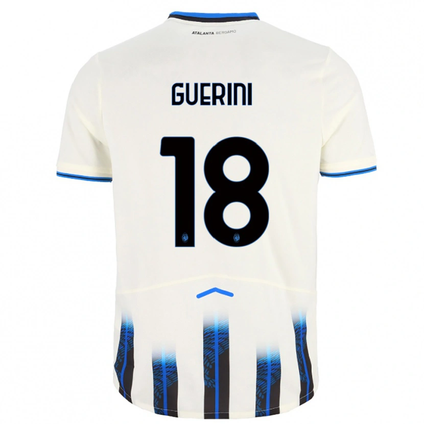 Danxen Criança Camisola Alessio Guerini #18 Branco Azul Alternativa 2025/26 Camisa Brasil