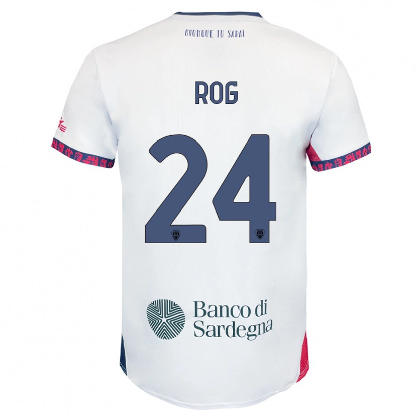 Danxen Criança Camisola Marko Rog #24 Branco Marinho Vermelho Alternativa 2025/26 Camisa Brasil