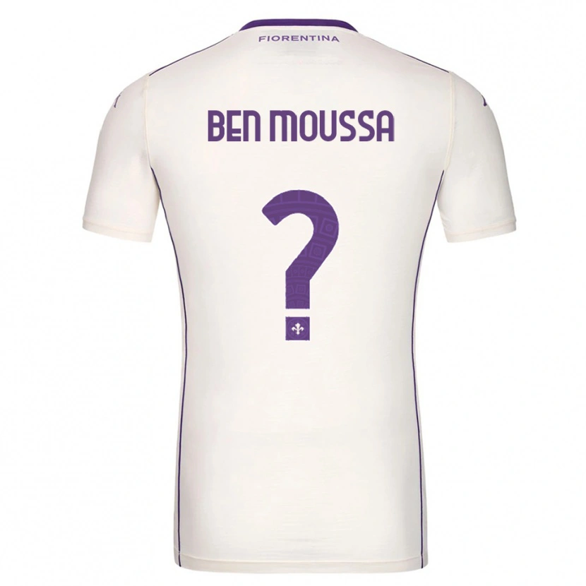 Danxen Criança Camisola Mehdi Ben Moussa #0 Branco Roxo Vermelho Alternativa 2025/26 Camisa Brasil