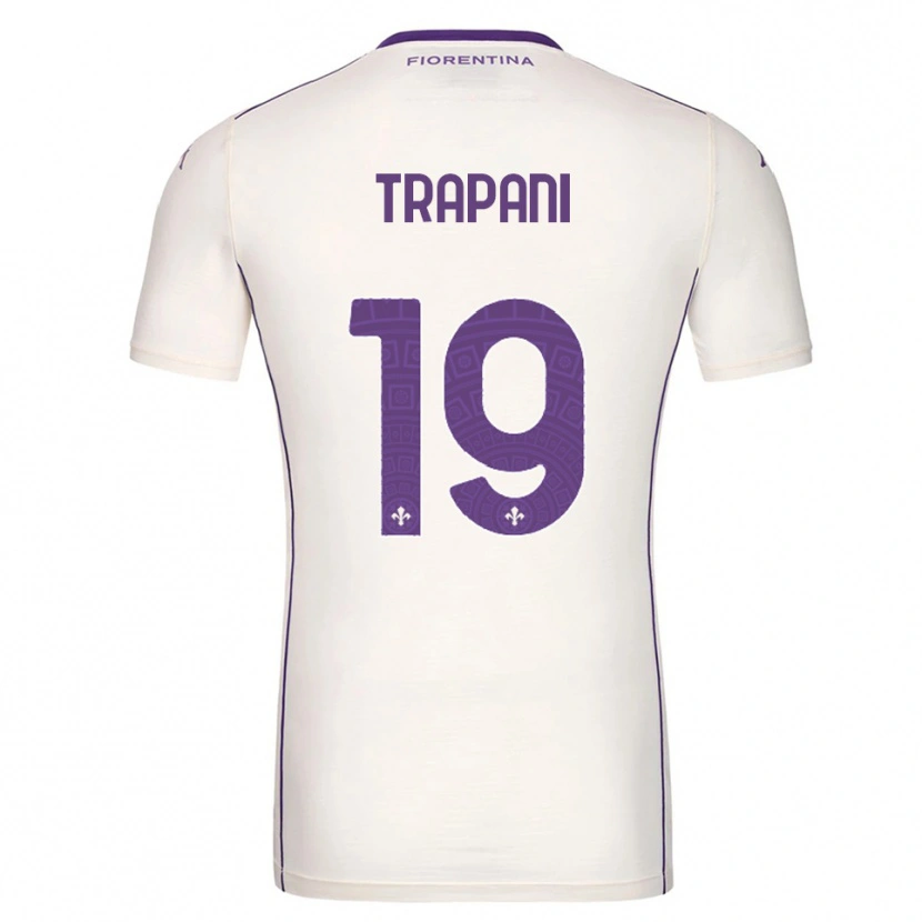 Danxen Criança Camisola Niccolò Trapani #19 Branco Roxo Vermelho Alternativa 2025/26 Camisa Brasil