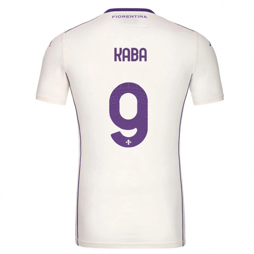 Danxen Criança Camisola Karamoko Kaba #9 Branco Roxo Vermelho Alternativa 2025/26 Camisa Brasil