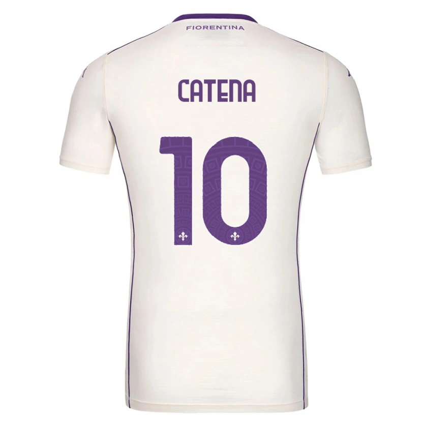 Danxen Criança Camisola Michela Catena #10 Branco Roxo Vermelho Alternativa 2025/26 Camisa Brasil