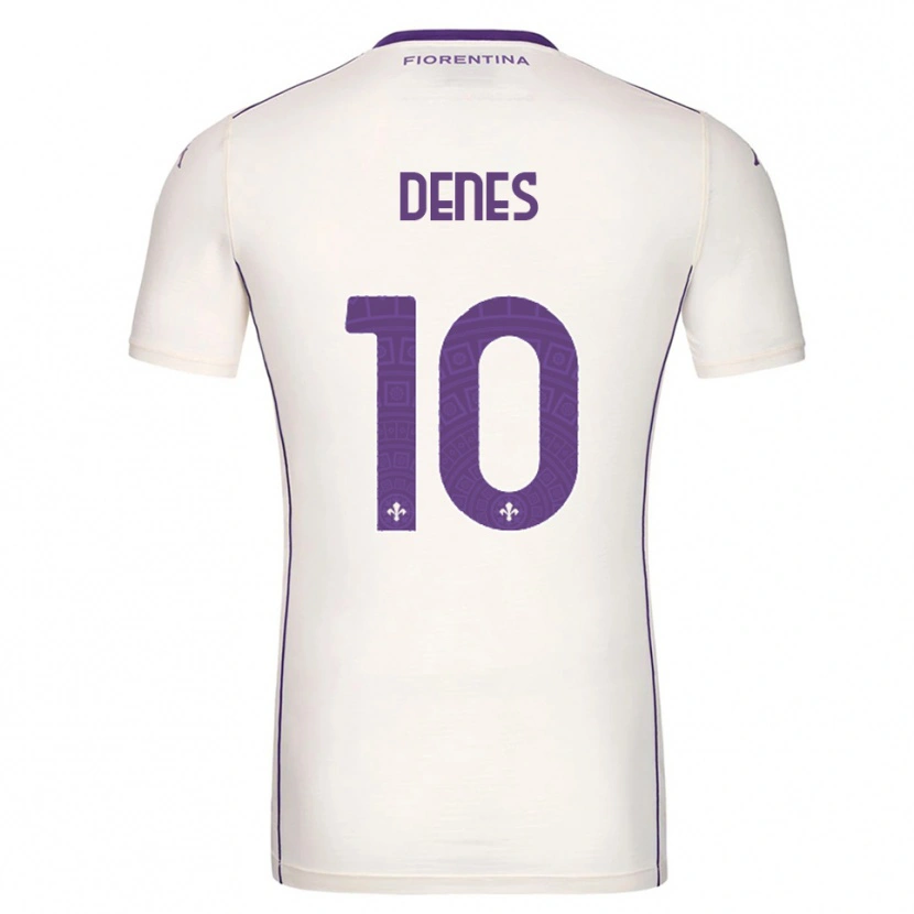 Danxen Criança Camisola Adrián Dénes #10 Branco Roxo Vermelho Alternativa 2025/26 Camisa Brasil