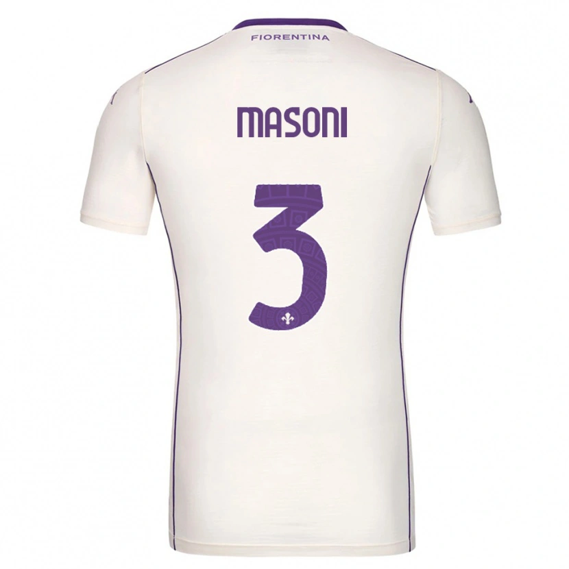 Danxen Criança Camisola Tommaso Masoni #3 Branco Roxo Vermelho Alternativa 2025/26 Camisa Brasil