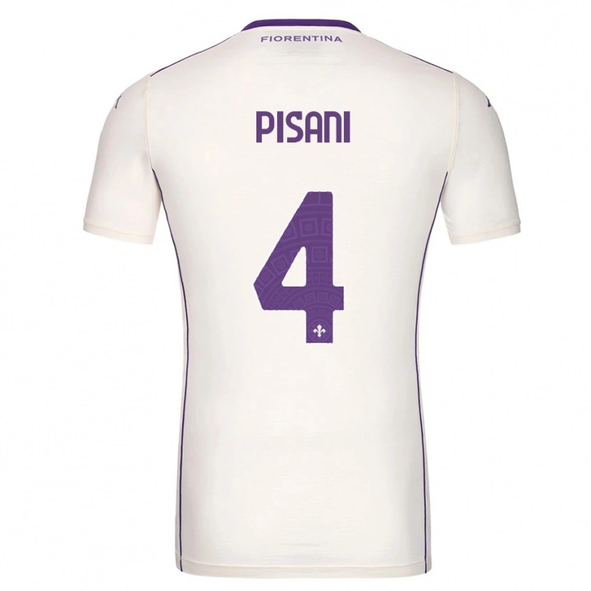 Danxen Criança Camisola Diego Pisani #4 Branco Roxo Vermelho Alternativa 2025/26 Camisa Brasil