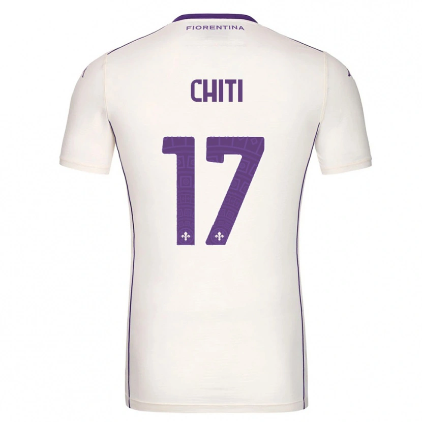 Danxen Criança Camisola Alessio Chiti #17 Branco Roxo Vermelho Alternativa 2025/26 Camisa Brasil