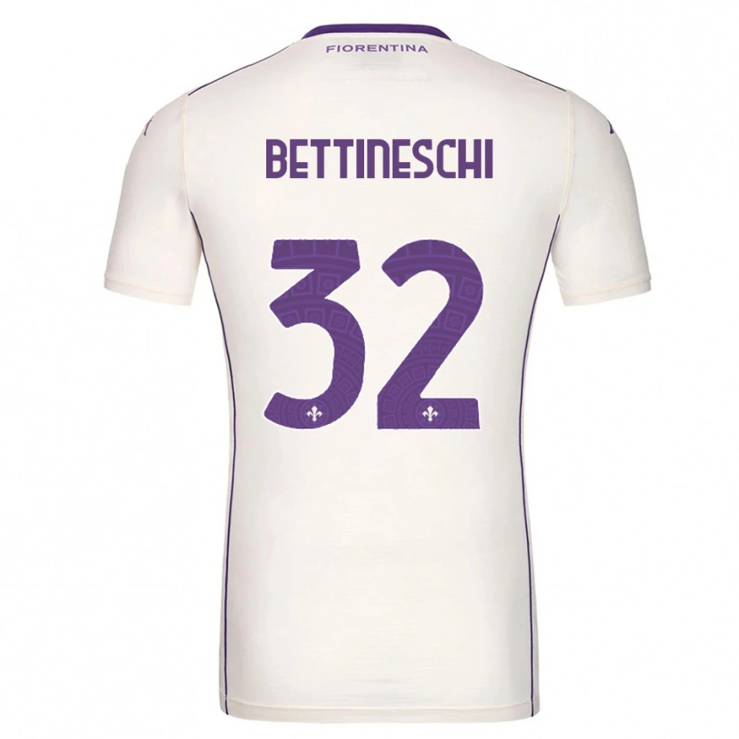 Danxen Criança Camisola Giorgia Bettineschi #32 Branco Roxo Vermelho Alternativa 2025/26 Camisa Brasil