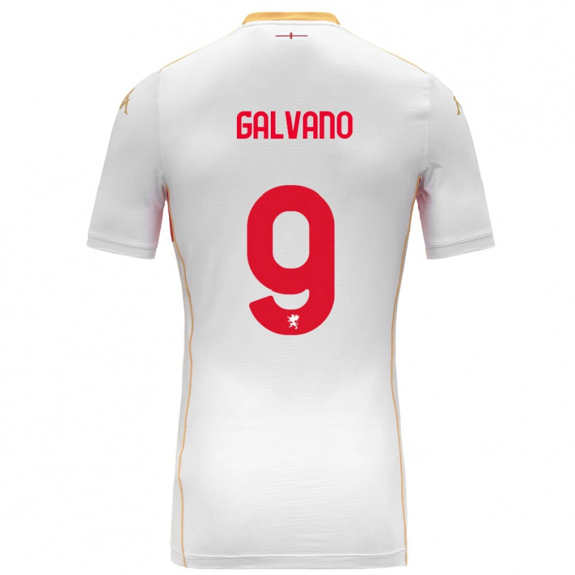 Danxen Criança Camisola Cristian Galvano #9 Branco Vermelho Alternativa 2025/26 Camisa Brasil