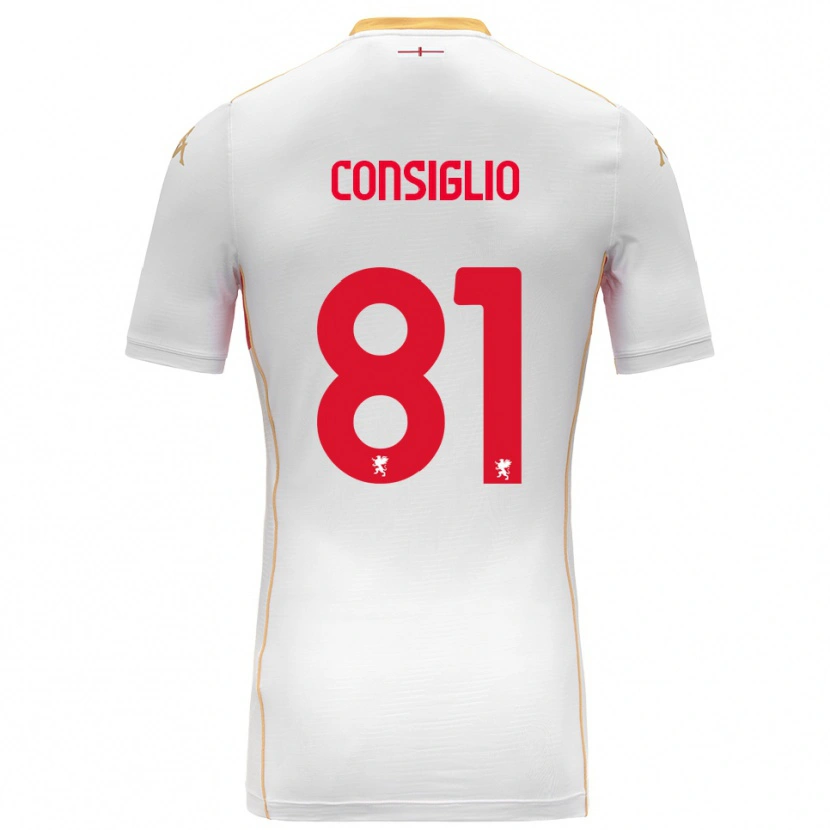 Danxen Criança Camisola Leonardo Consiglio #81 Branco Vermelho Alternativa 2025/26 Camisa Brasil