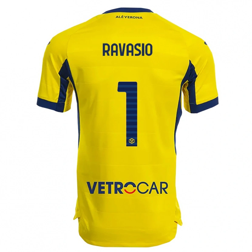 Danxen Criança Camisola Manuel Ravasio #1 Amarelo Marinho Alternativa 2025/26 Camisa Brasil