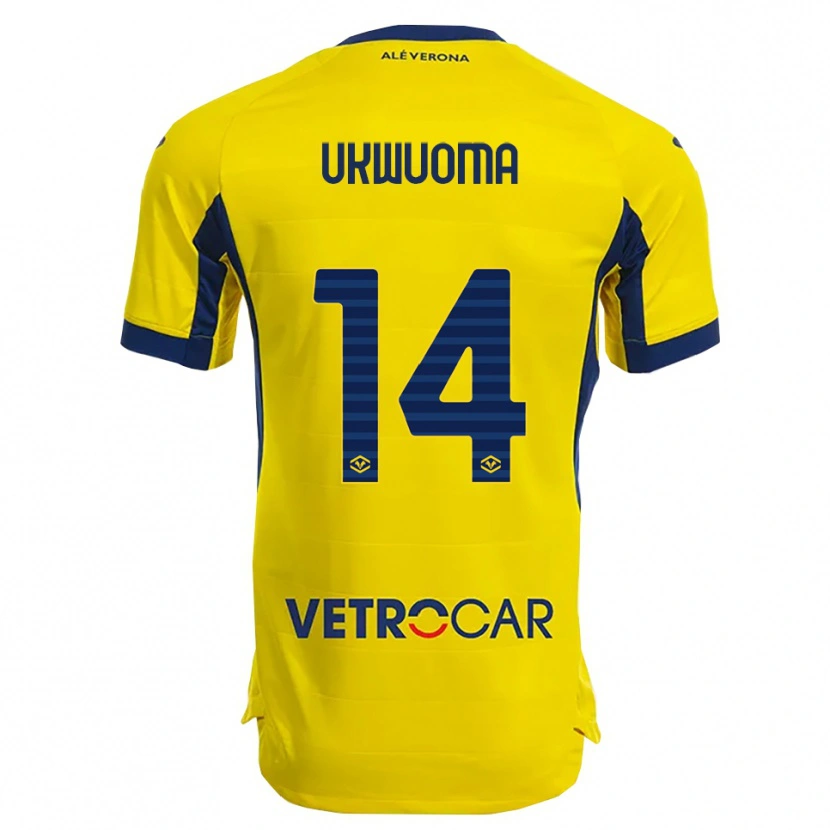 Danxen Criança Camisola Bright Ukwuoma #14 Amarelo Marinho Alternativa 2025/26 Camisa Brasil