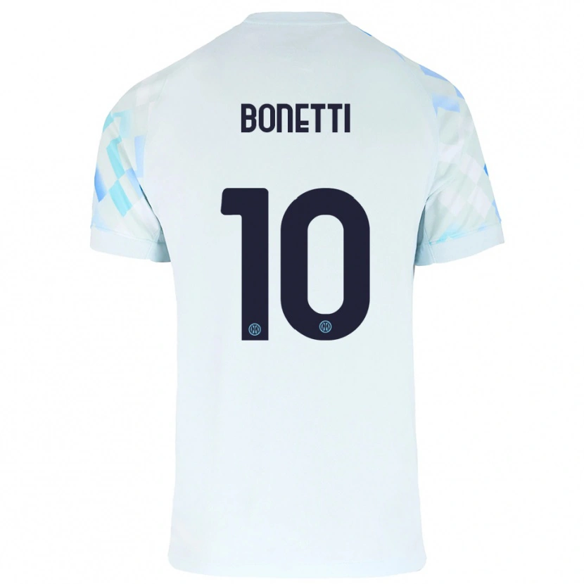 Danxen Criança Camisola Tatiana Bonetti #10 Branco Azul Alternativa 2025/26 Camisa Brasil