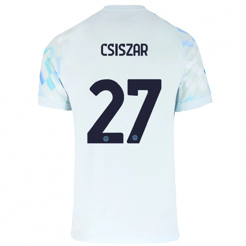 Danxen Criança Camisola Henrietta Csiszar #27 Branco Azul Alternativa 2025/26 Camisa Brasil