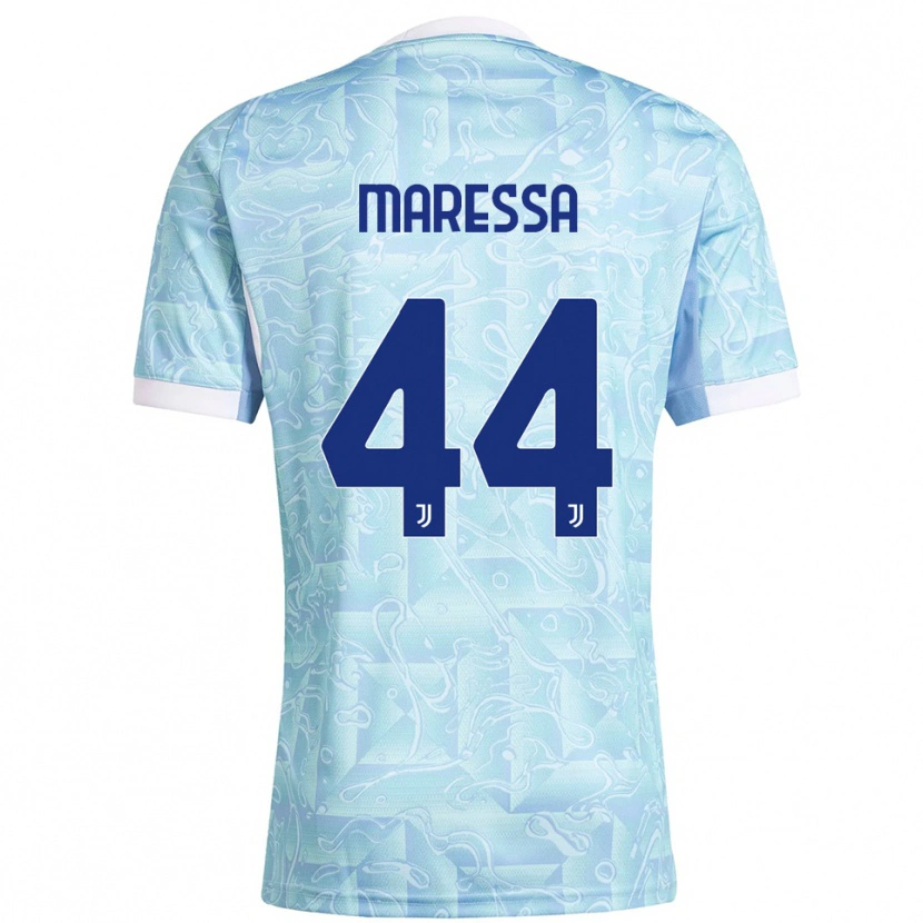 Danxen Criança Camisola Tommaso Maressa #44 Azul Celeste Amarelo Alternativa 2025/26 Camisa Brasil
