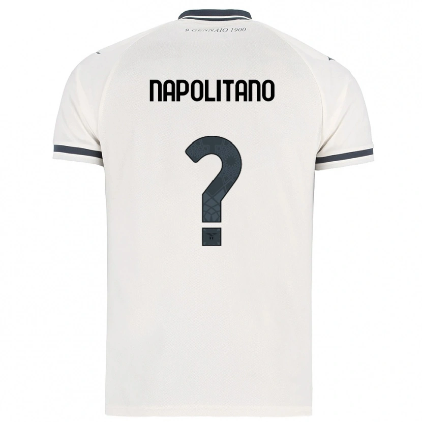 Danxen Criança Camisola Federico Napolitano #0 Branco Marinho Alternativa 2025/26 Camisa Brasil