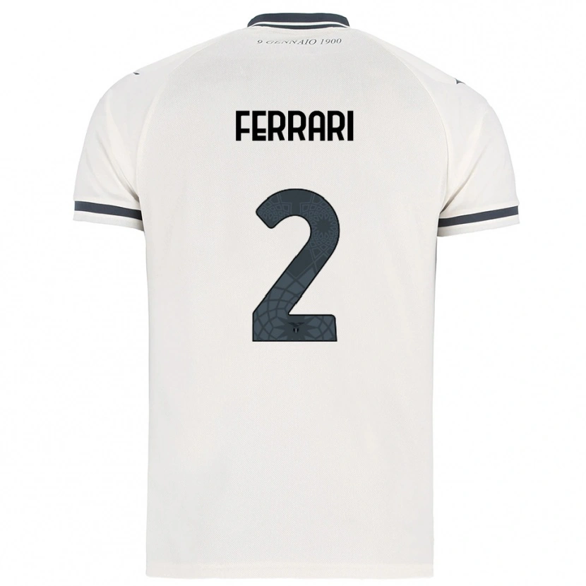 Danxen Criança Camisola Lorenzo Ferrari #2 Branco Marinho Alternativa 2025/26 Camisa Brasil