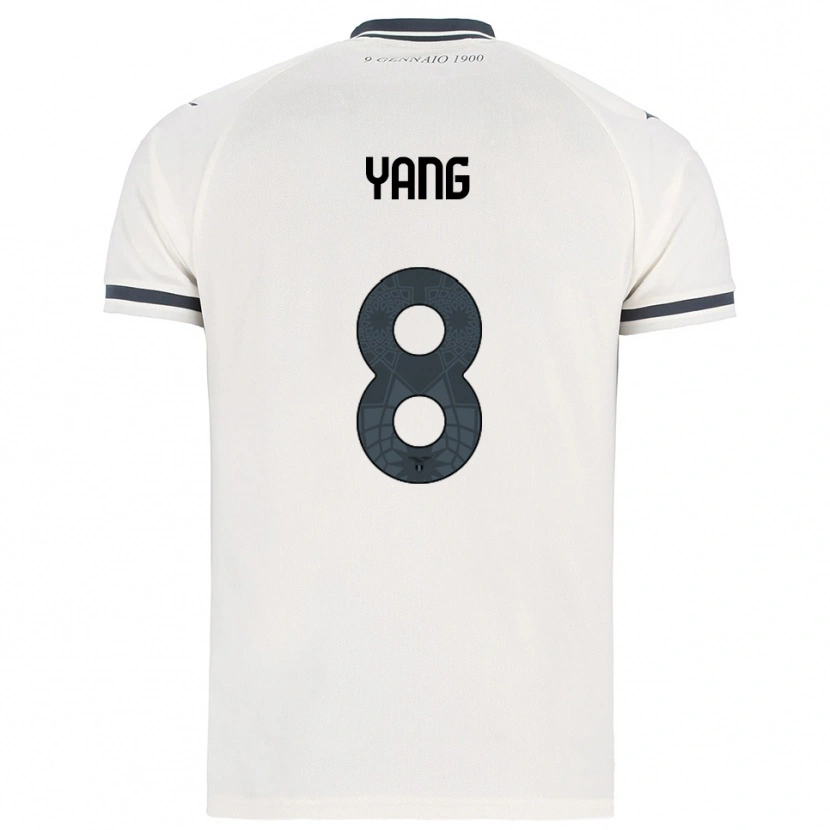 Danxen Criança Camisola Lina Yang #8 Branco Marinho Alternativa 2025/26 Camisa Brasil