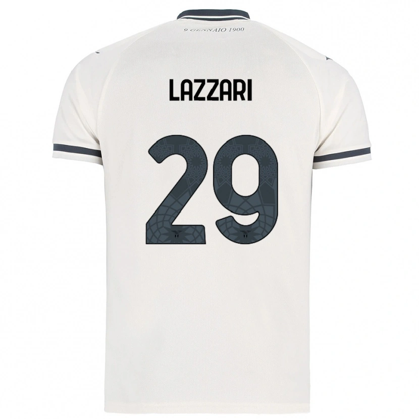 Danxen Criança Camisola Manuel Lazzari #29 Branco Marinho Alternativa 2025/26 Camisa Brasil