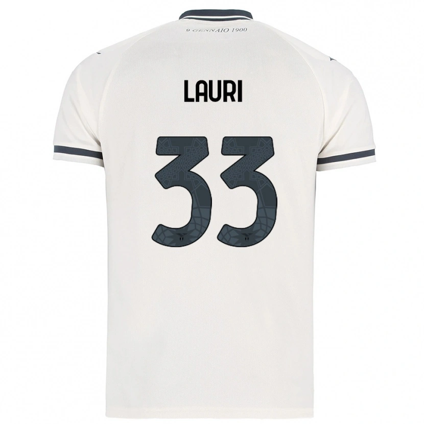 Danxen Criança Camisola Giacomo Lauri #33 Branco Marinho Alternativa 2025/26 Camisa Brasil