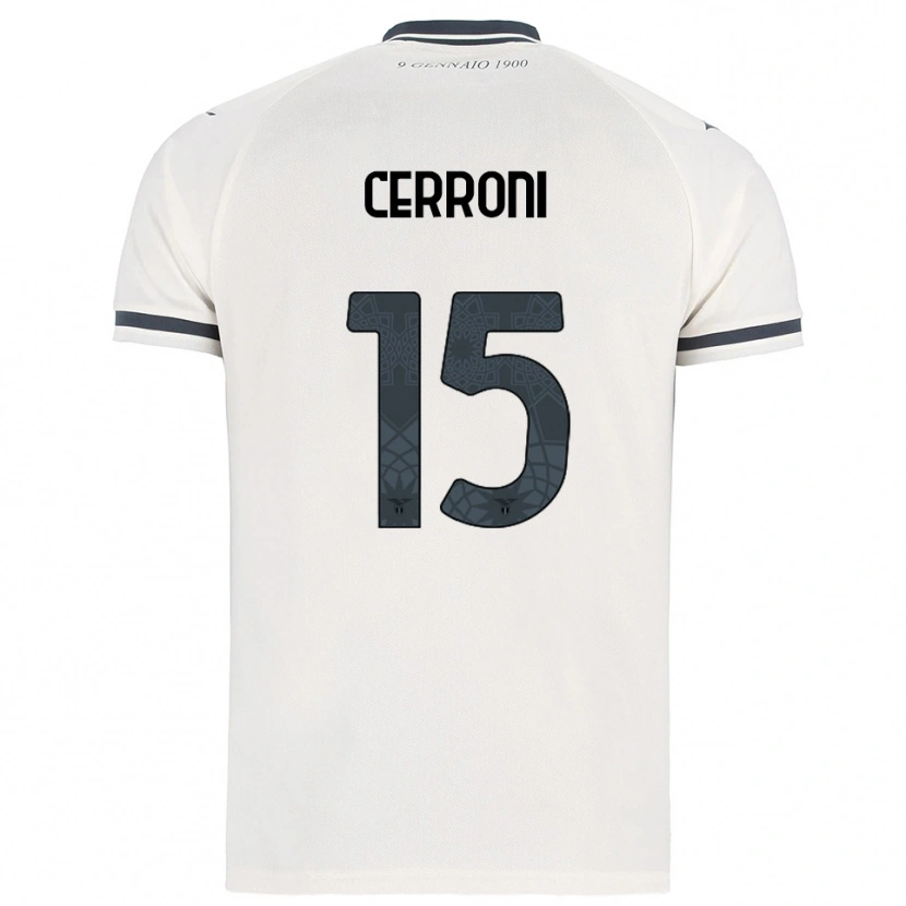 Danxen Criança Camisola Leonardo Cerroni #15 Branco Marinho Alternativa 2025/26 Camisa Brasil