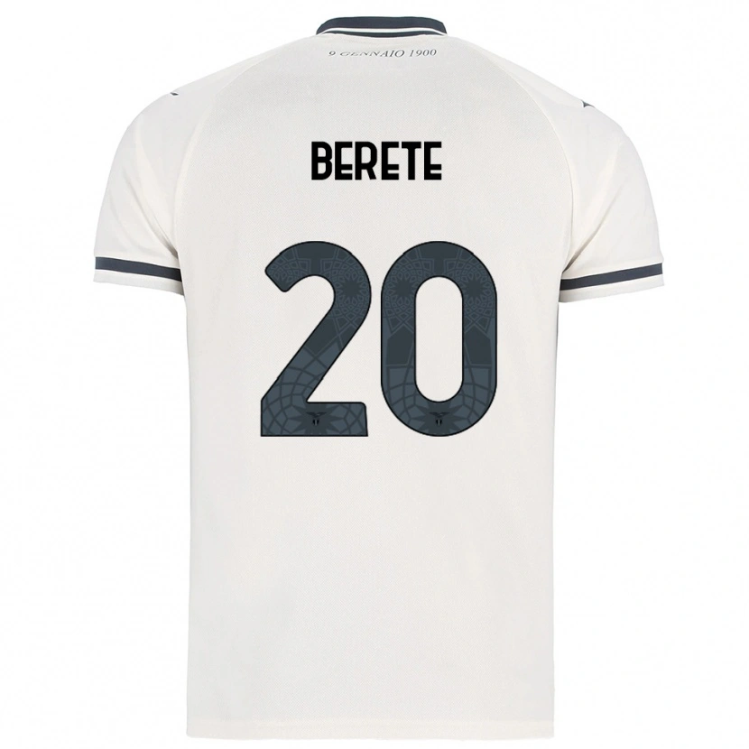 Danxen Criança Camisola Moustapha Berete #20 Branco Marinho Alternativa 2025/26 Camisa Brasil