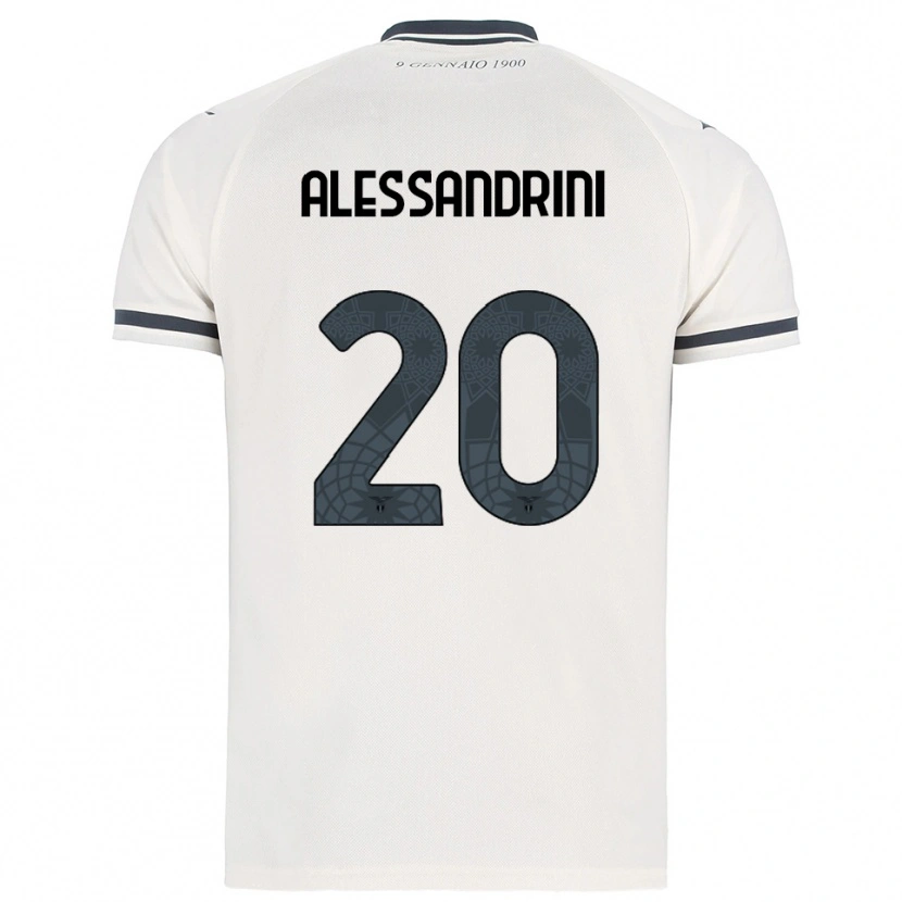 Danxen Criança Camisola Fabrizio Alessandrini #20 Branco Marinho Alternativa 2025/26 Camisa Brasil