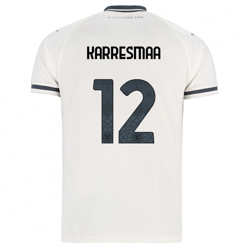 Danxen Criança Camisola Kerttu Karresmaa #12 Branco Marinho Alternativa 2025/26 Camisa Brasil